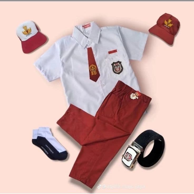 Seragam SD Putih Merah